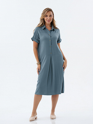 Платье рубашка полынь